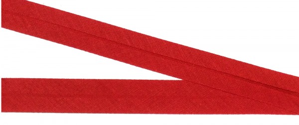 Bw-Schrägband 20 mm rot vorgefalzt