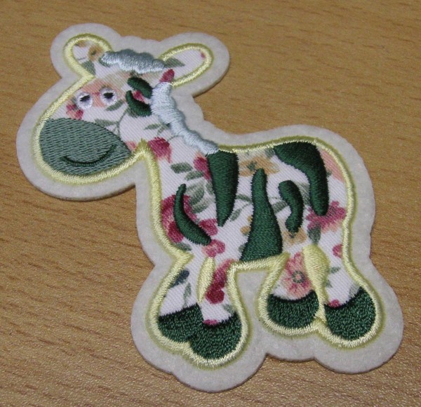 Applikation Esel 6,7 cm x 9,1 cm zum aufbügeln