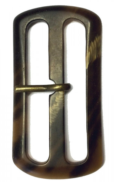 Gürtelschließe Stegbreite 50 mm braun-beige meliert