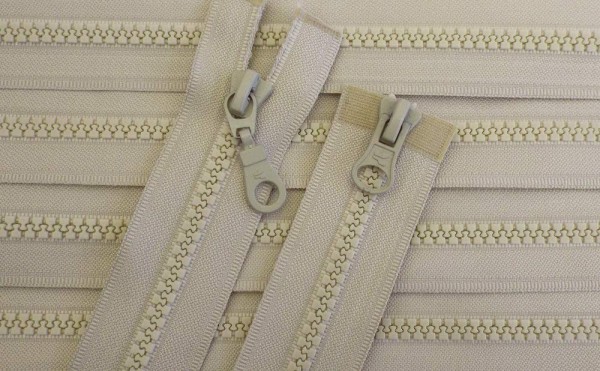 RV beige, 080 cm Kunststoff teilbar 2-Wege Krampe