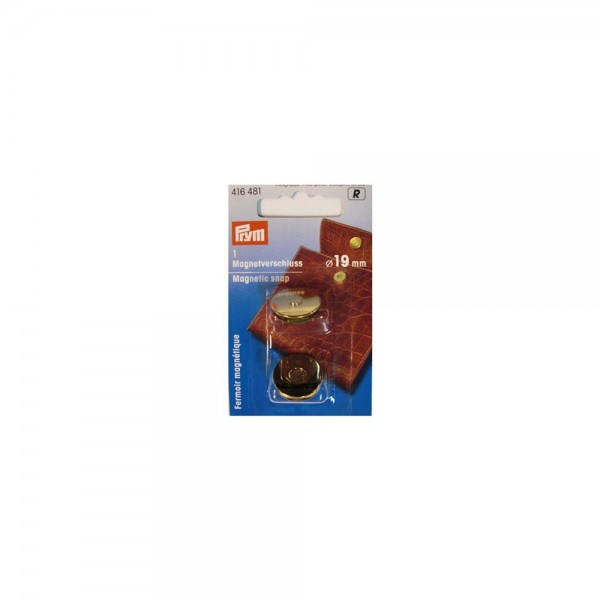 Prym 416481 Magnet-Verschluß 19 mm goldfarbig