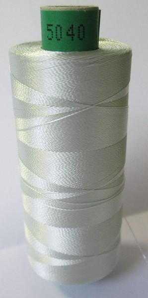 Maschinenstickgarn 1000 m helles silber col. 5040, ISAFIL 40er