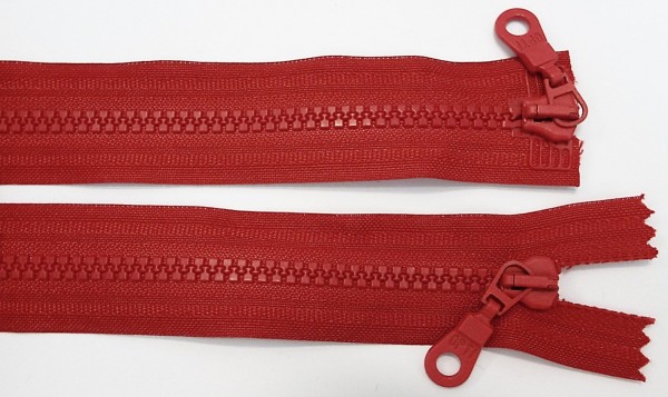 RV rot kirschrot, 064 cm Kunststoff teilbar 2-Wege Krampe R