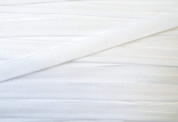 Gummiband 12 mm weiß mit Silikon Beschichtung