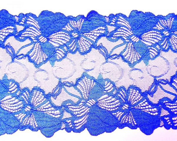 Dessousspitze elastisch 200 mm blau