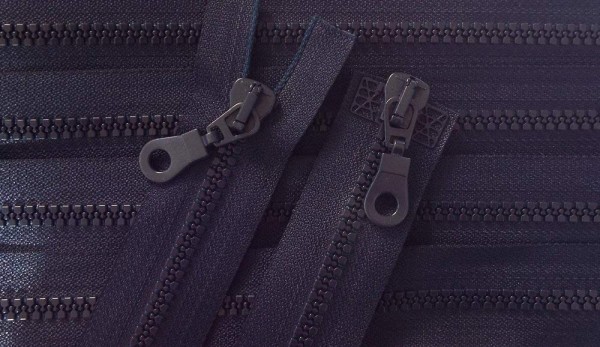 RV blau dunkel, 070 cm Kunststoff teilbar 2-Wege Krampe