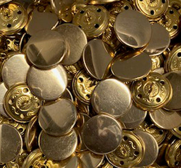 Knopf 18 mm gold