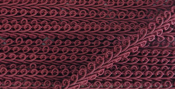 Posamentenborte, 9 mm bordeaux