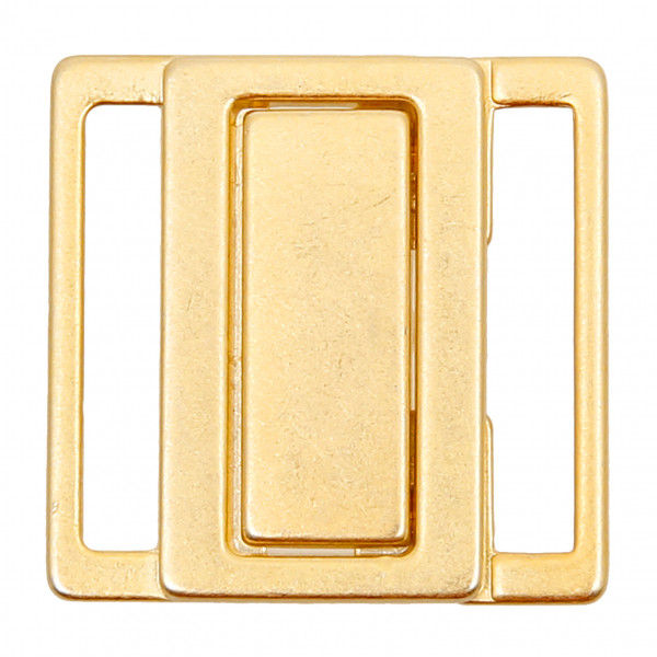 Bikiniverschluss 15 mm Metall gold