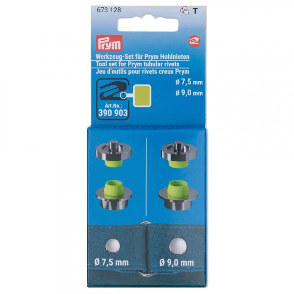 Prym 673128 Werkzeugset für Prym Hohlnieten Ø 7,5 und 9 mm