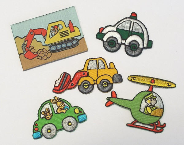 Applikation Sortiment Auto bunt 5 Stck.