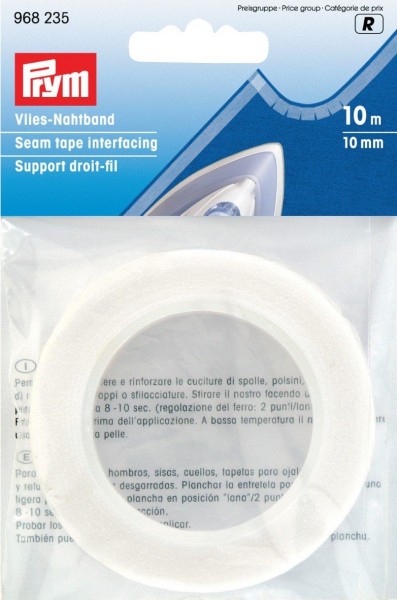 Prym 968235 Vlies-Nahtband 10 mm weiß