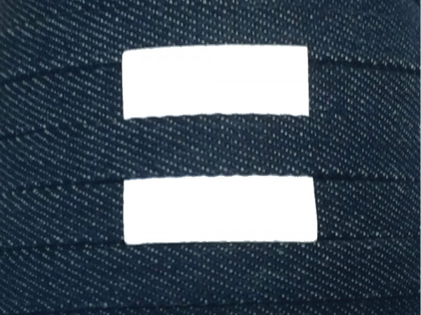 5 m Kordel Jeans dunkelblau 10 mm flach