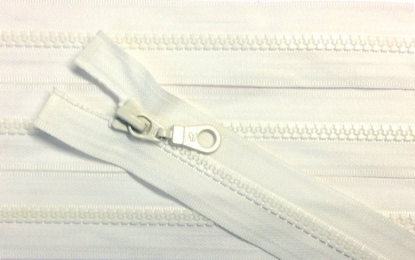 RV creme, 040 cm Kunststoff teilbar Krampe