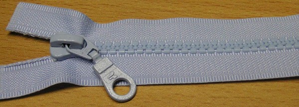 RV blau hell, 085 cm Kunststoff teilbar Krampe