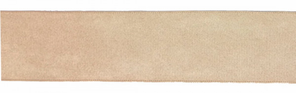 Velourband 40 mm beige