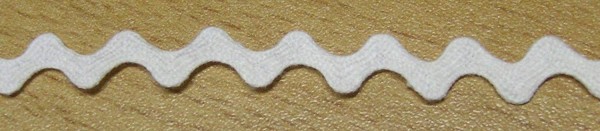 Zackenlitze 5 mm creme