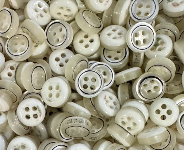 Knopf 9 mm Perlmutt Optik