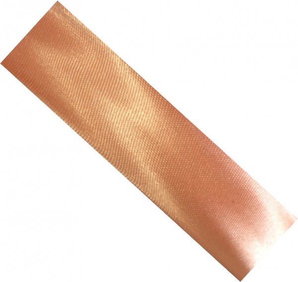 Satinschrägband 20 mm apricot Fa.7062 vorgefalzt