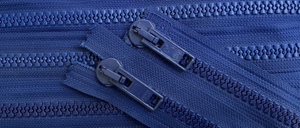 RV blau kornblau, 065 cm Kunststoff teilbar 2-Wege Krampe