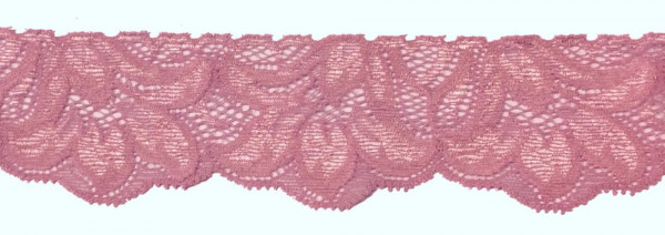 3 m Dessousspitze elastisch 050 mm altrose