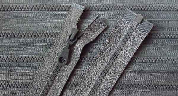 RV grau, 080 cm Kunststoff teilbar Krampe