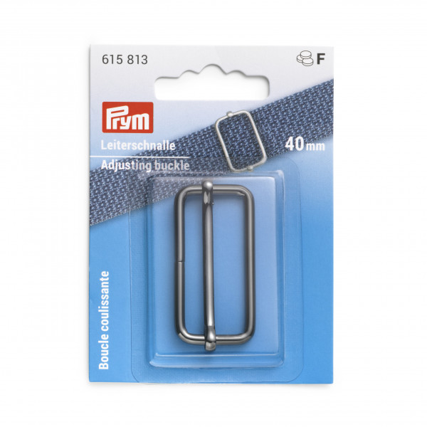 Prym 615813 Leiterschnalle silber brüniert 40 mm
