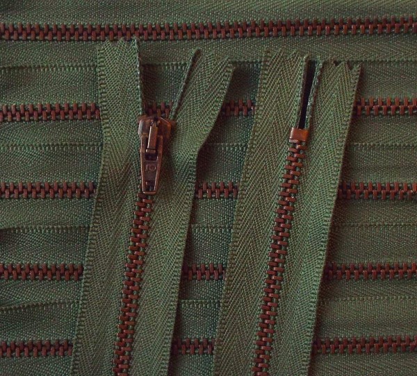 RV grün oliv, 014 cm Metall nicht teilbar 4 mm Kette