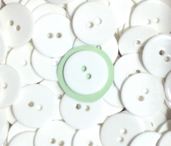 Wäscheknopf 11 mm weiß koch- und mangelfest