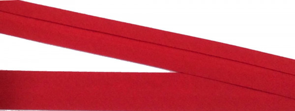 Bw-Schrägband 18 mm rot vorgefalzt