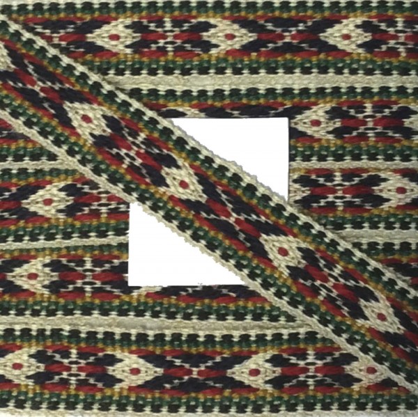 Band beige bunt 15mm