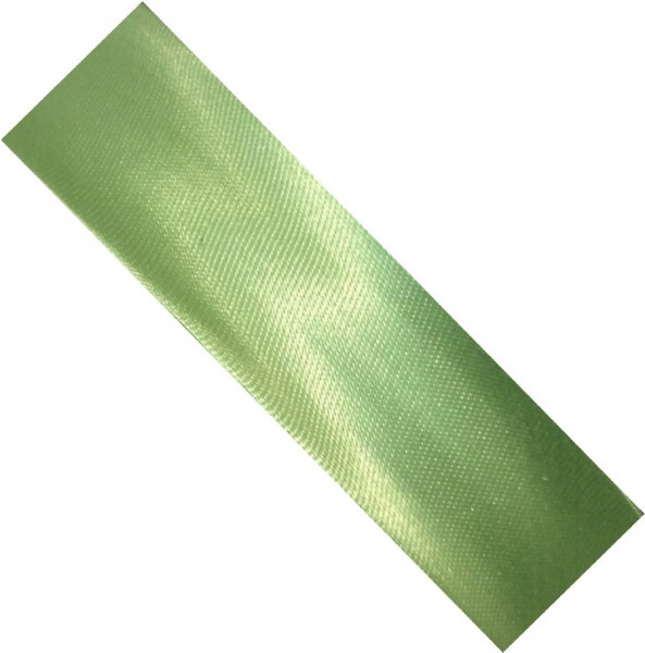 Satinschrägband 20 mm lindgrün Fa.7077 vorgefalzt