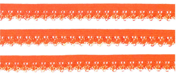 Spitze elastisch 13 mm orange