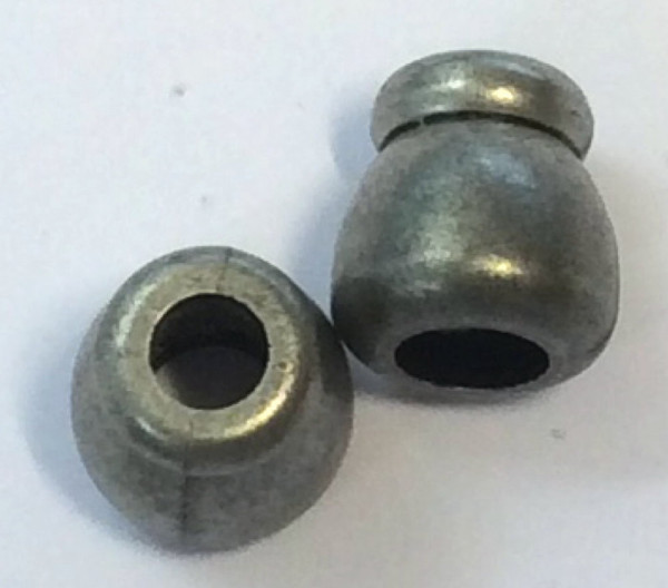 Kordelende altsilber 13 x 14 mm