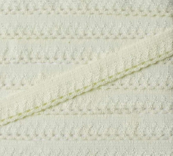 Wäschespitze elastisch 11 mm hell gelb