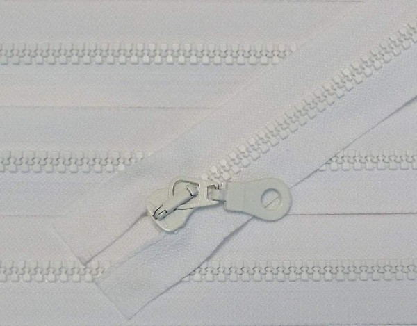 RV weiß, 075 cm Kunststoff teilbar Krampe