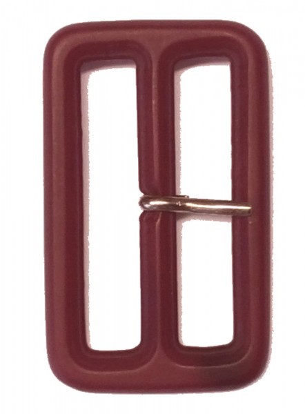 Gürtelschließe Stegbreite 50 mm dunkelrot
