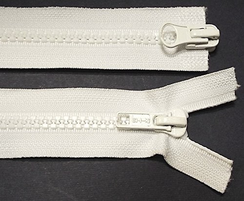 RV weiß, 040 cm Kunststoff teilbar 2-Wege Krampe R