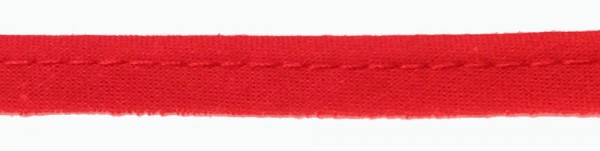Paspel Baumwolle 9 mm rot
