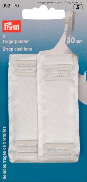 Prym 992170 Träger-Polster 30 mm weiß