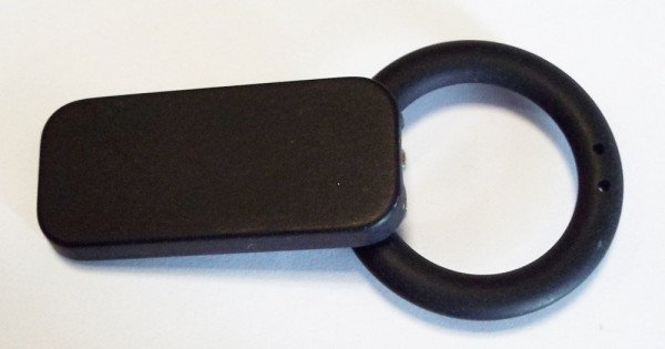 Bekleidungsverschluß schwarz zum einhaken 85 x 45 mm