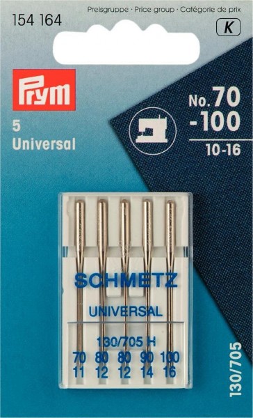 Prym 154164 Nähmaschinennadeln 130/705 Standard 70-100