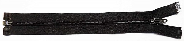 Reißverschluss schwarz 18 cm Kunststoff teilbar Spirale 4 mm