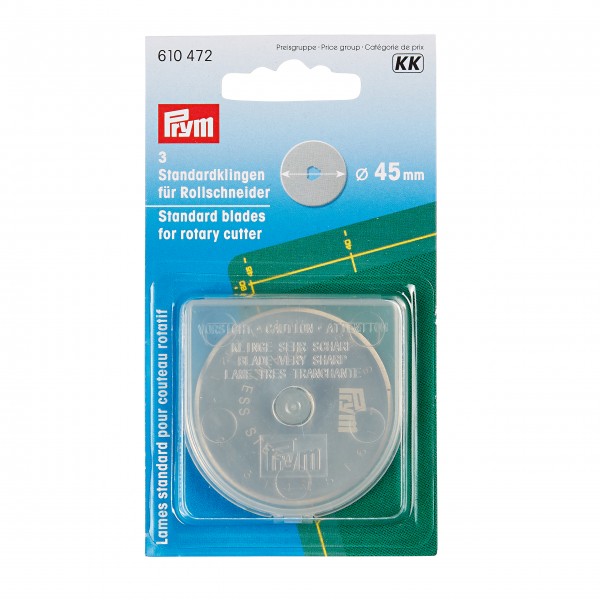 Prym 610472 Ersatzklingen für Rollschneider 45 mm 3 Stück