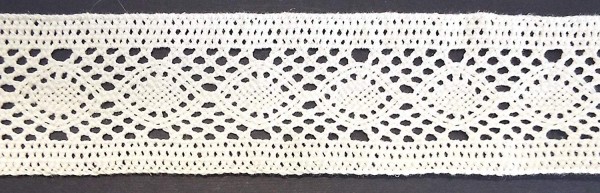 Klöppelspitze 50 mm weiß