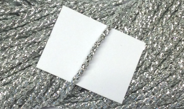 Kordel Lurex silber 2 mm