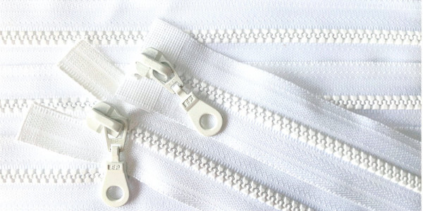 RV weiß, 055 cm Kunststoff teilbar 2-Wege Krampe