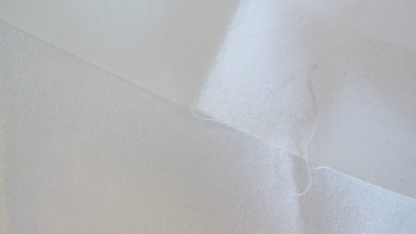 Patches weiß, Baumwollstoff 11 x 36 cm