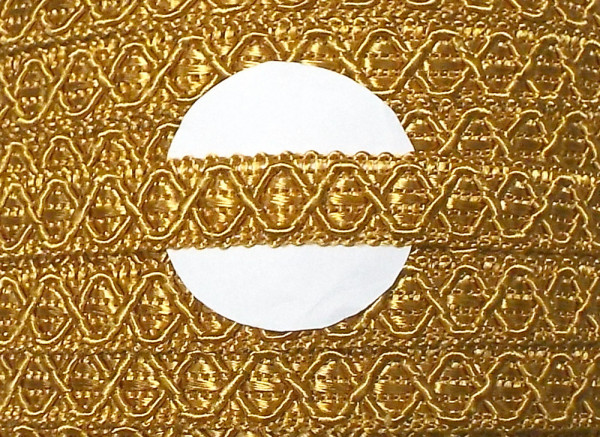 Posamentenborte gold 12 mm