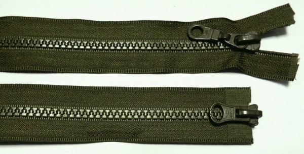 RV grün oliv, 095 cm Kunststoff teilbar 2-Wege Krampe